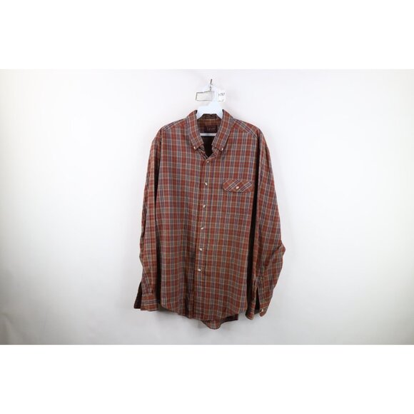 Vtg 70s 80s Levis Mens XL Distressed Western Cowboy Collared Button Down Shirt - Picture 1 of 14
